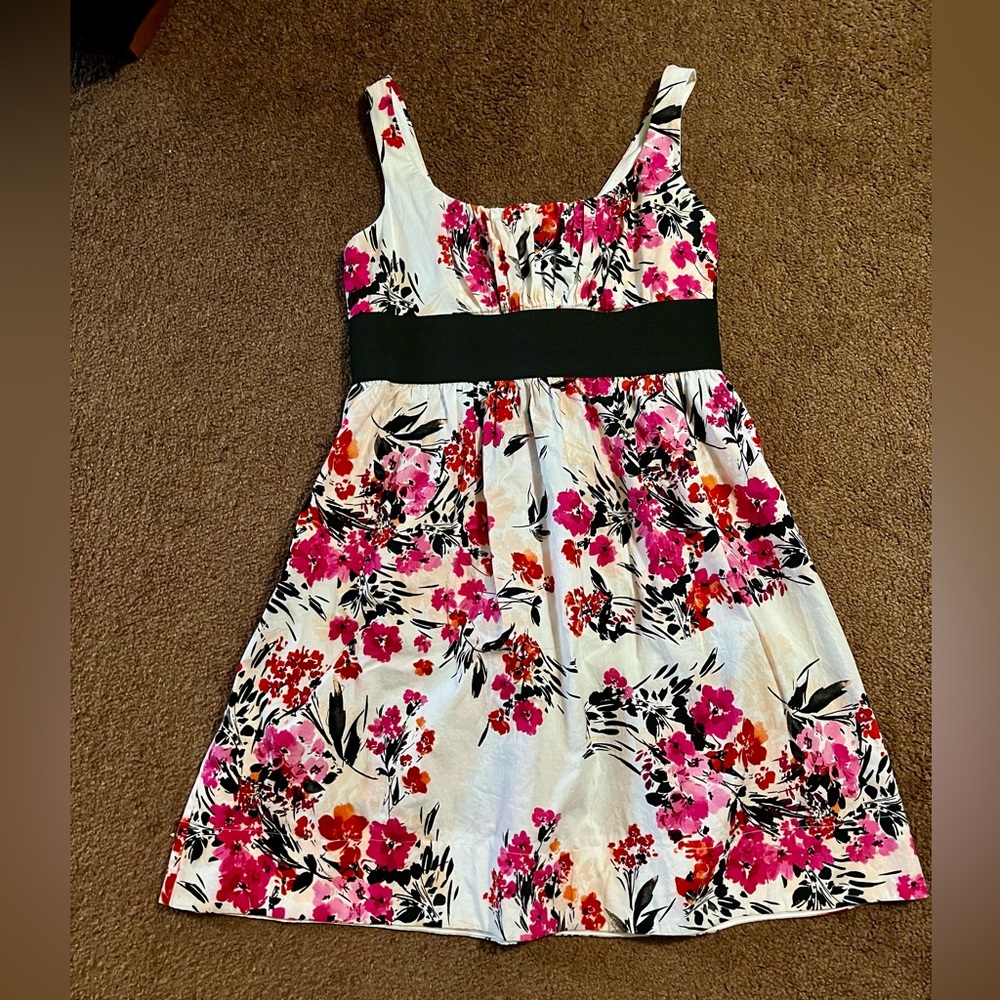 B. Smart A-Line Floral Dress